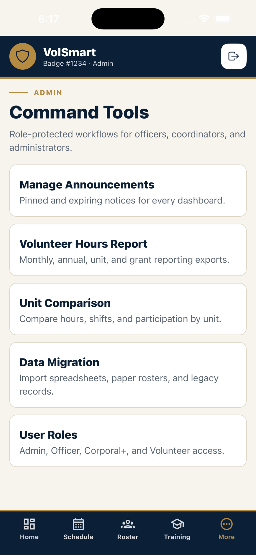 VolSmart Mobile — Command Tools